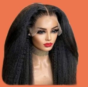 Brazilian kinky straight  wig 16-inch 100% Human Hair
